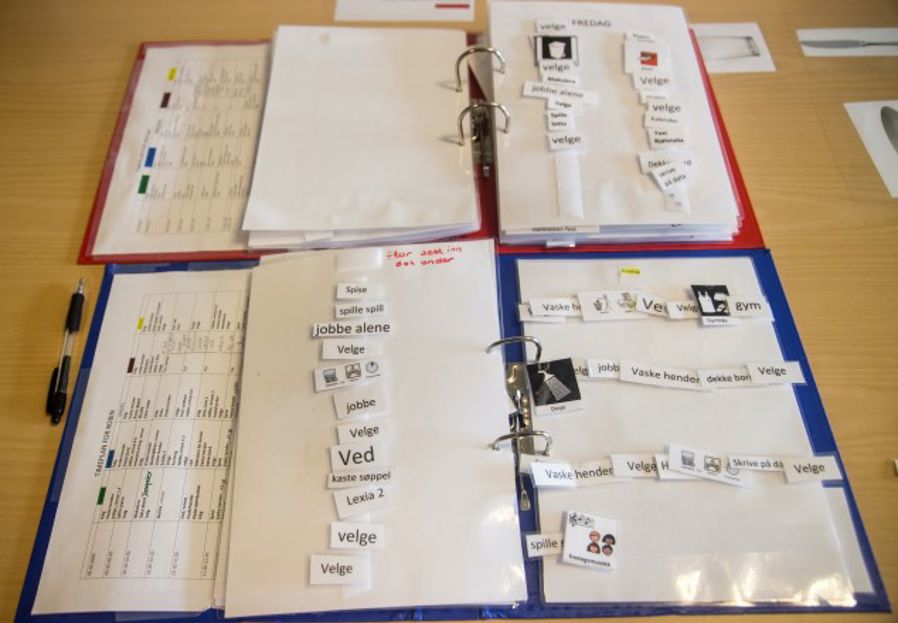 Eksempel på dagsplan med arbeidsplaner