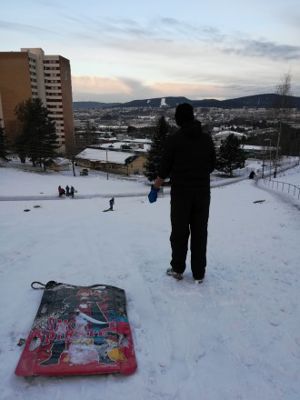 På aketur