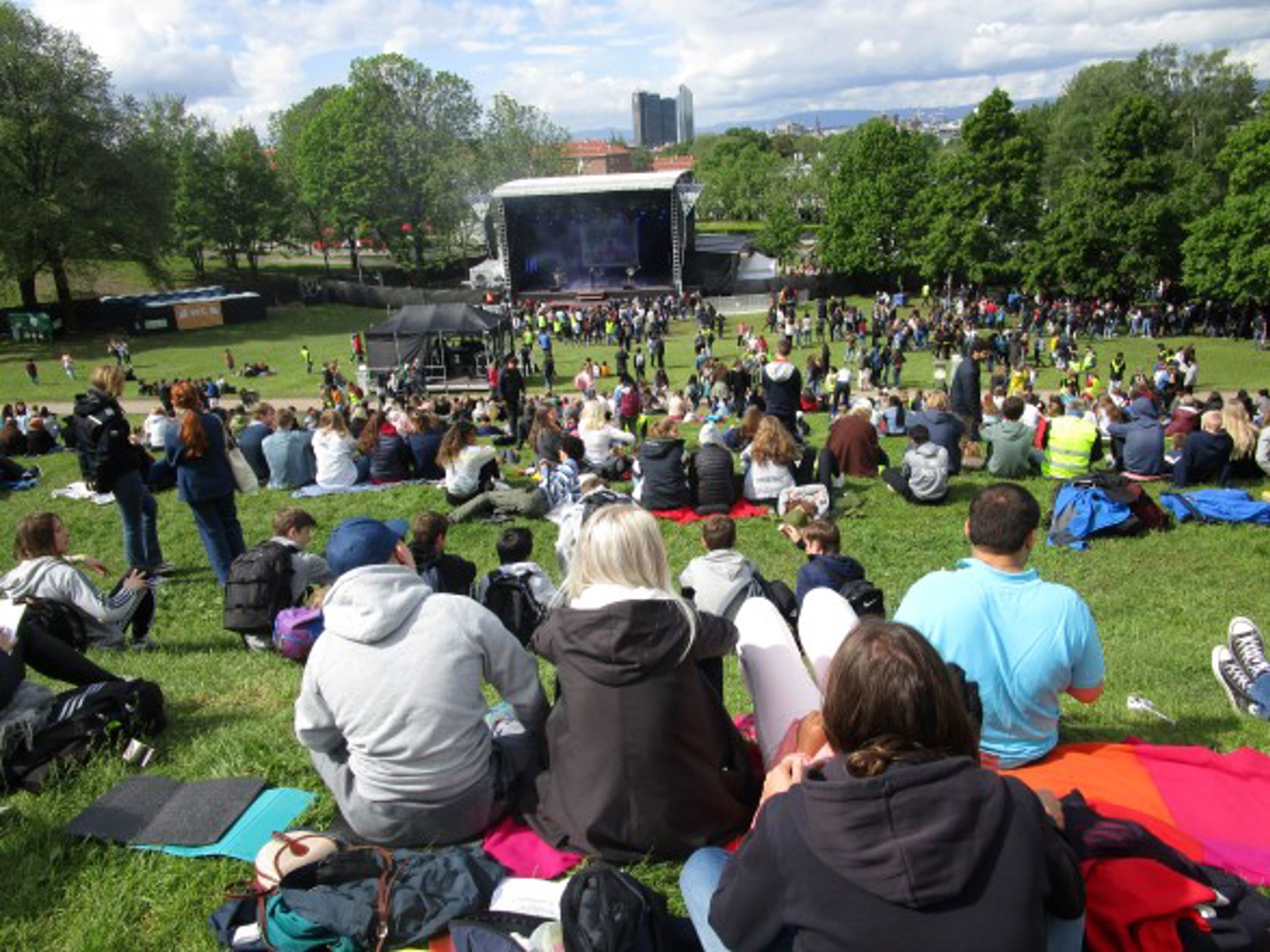 Elever på kulturfest