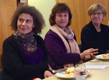 Anne Silje og Linda fra kompetanseteamet samt Gro Åsen, tidligere lærer og veileder på Nordvoll