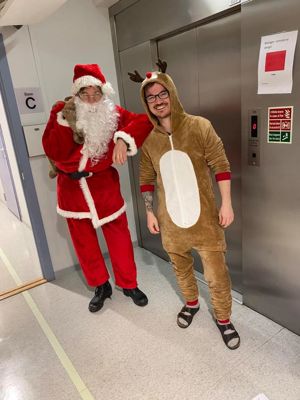 Julenissen og Rudolf