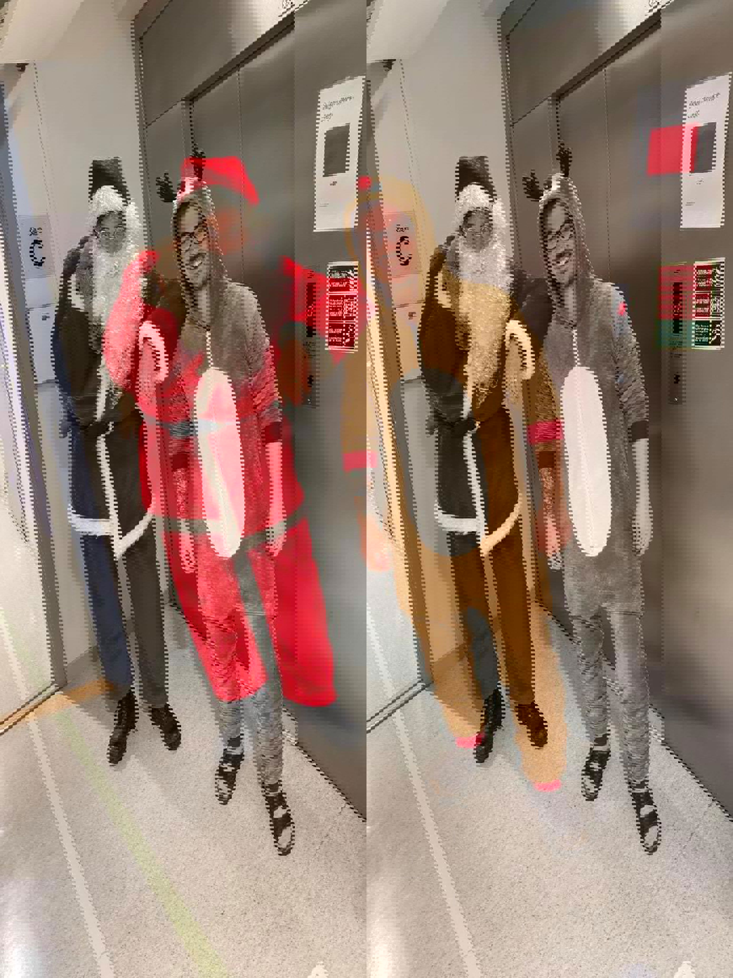 Foto: Mikkel Klein Julenissen og Rudolf