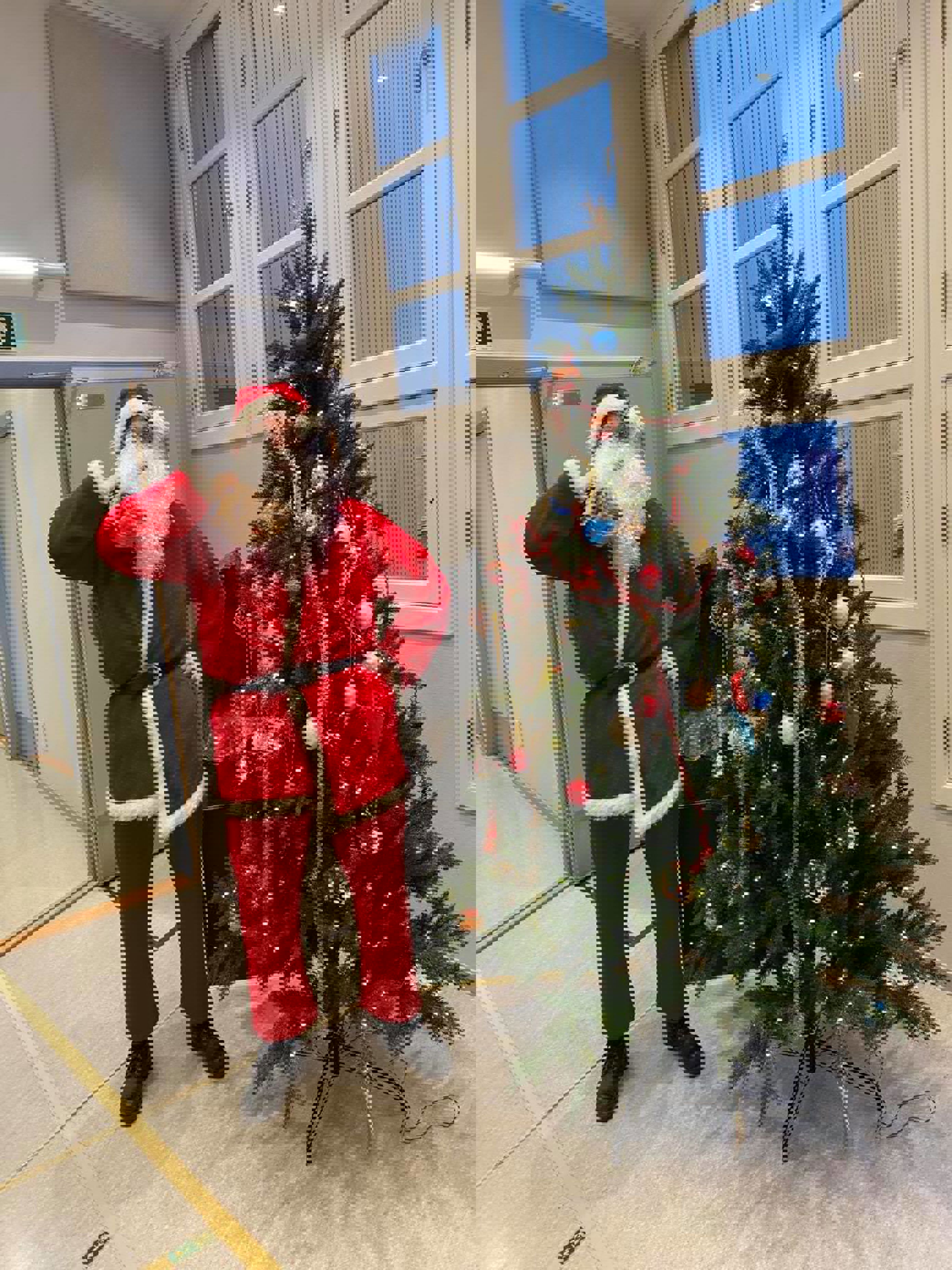 Foto: Mikkel Klein Elevpyntet juletre