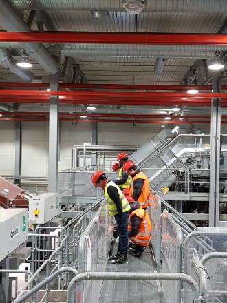 Ekskursjon til Haraldrud gjenvinningsstasjon