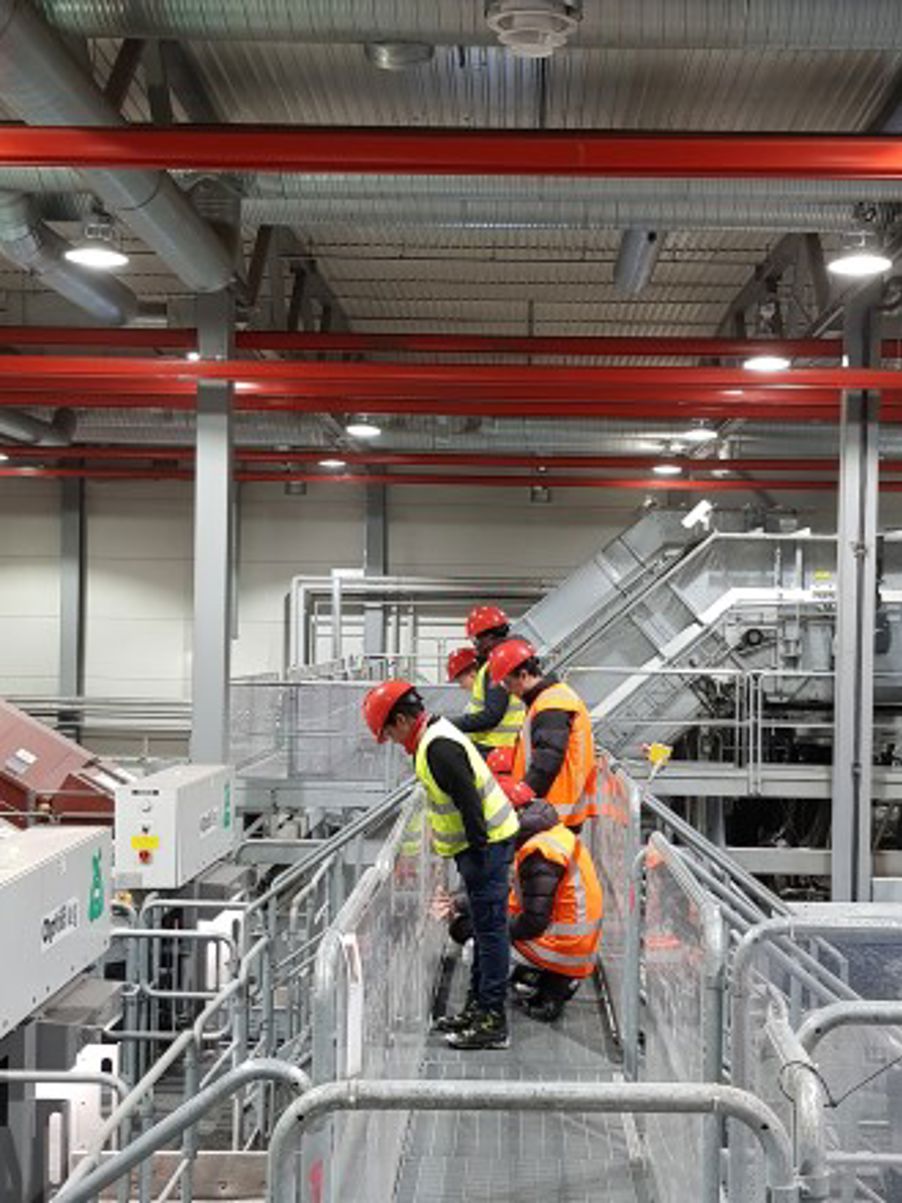 Ekskursjon til Haraldrud gjenvinningsstasjon