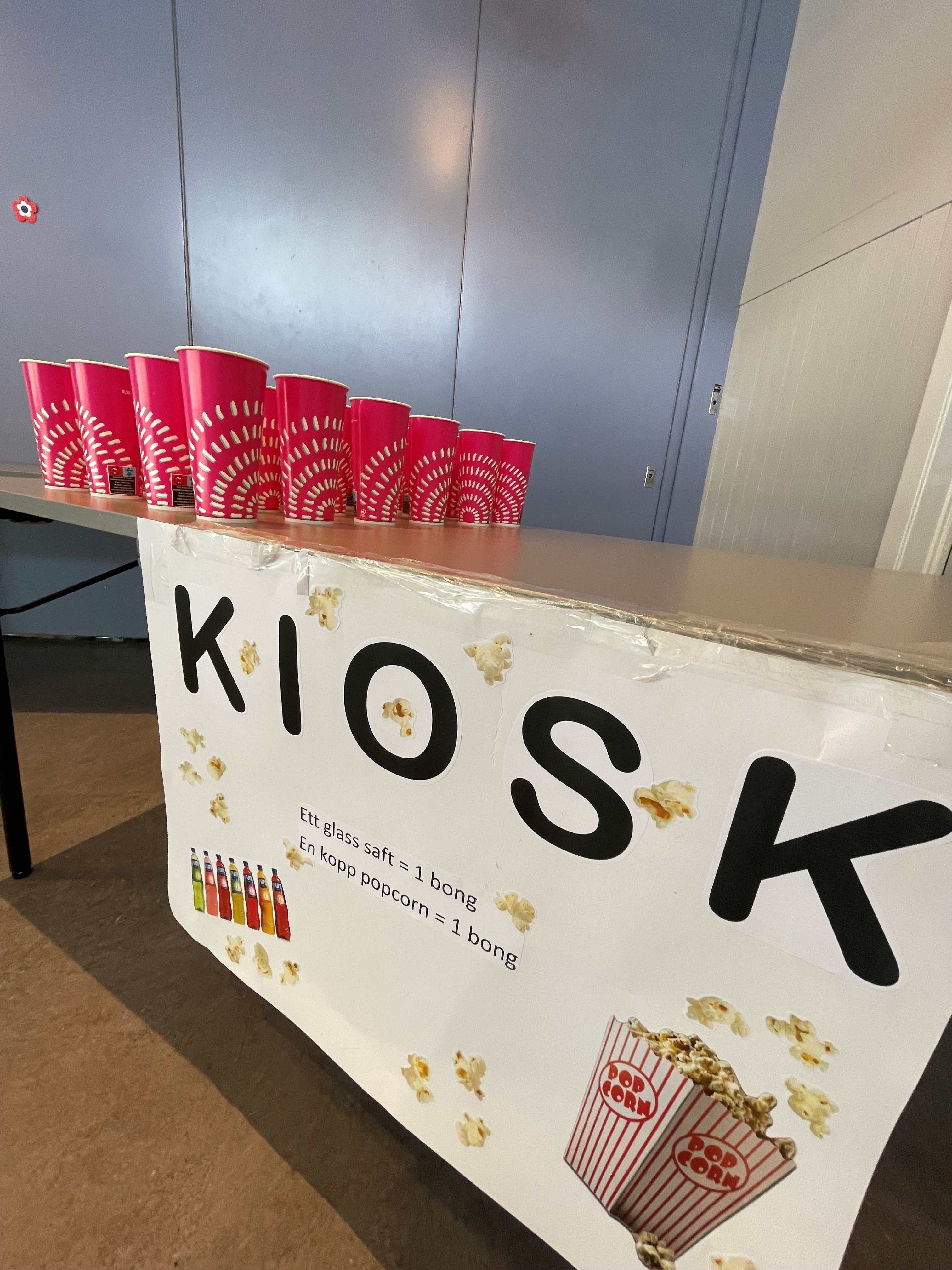 Kiosk og disko!
