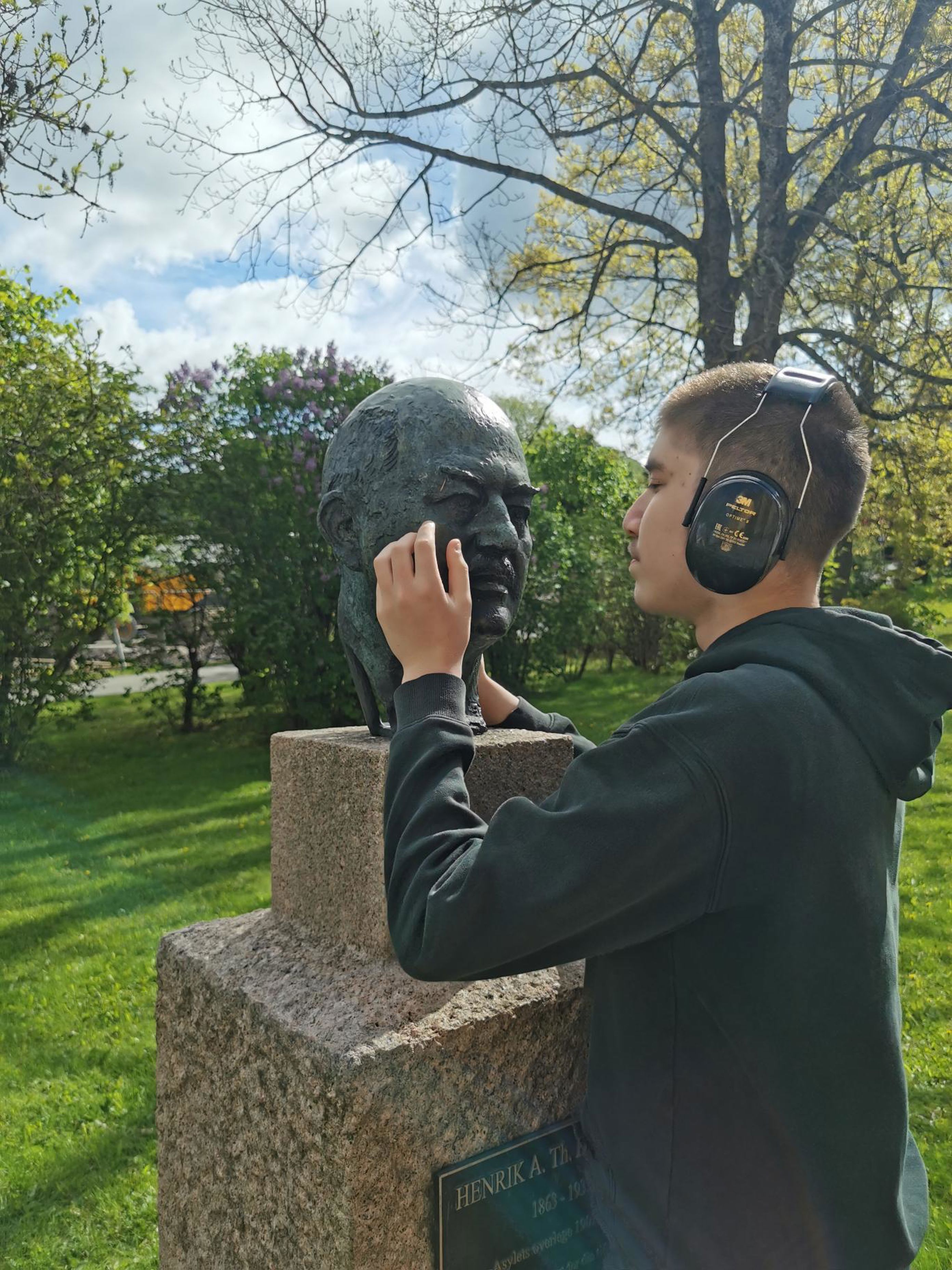 Foto: Mikkel Klein Post på naturløypa