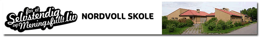 Nordvoll skole banner